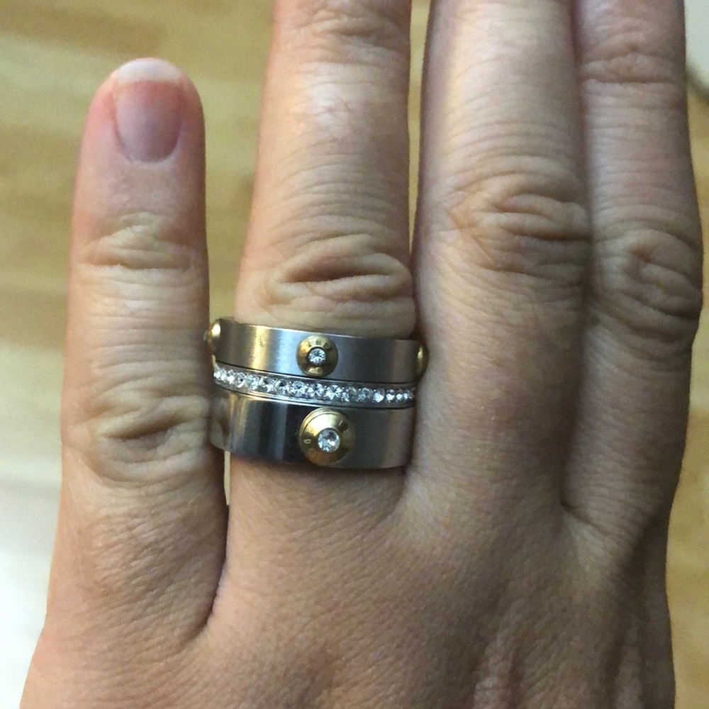 Henri Bendel silver rings